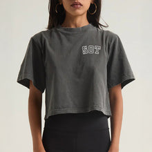 Load image into Gallery viewer, Miracles are Happening Crop T-Shirt
