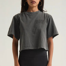 Load image into Gallery viewer, Breath Water Mantra Crop T-Shirt
